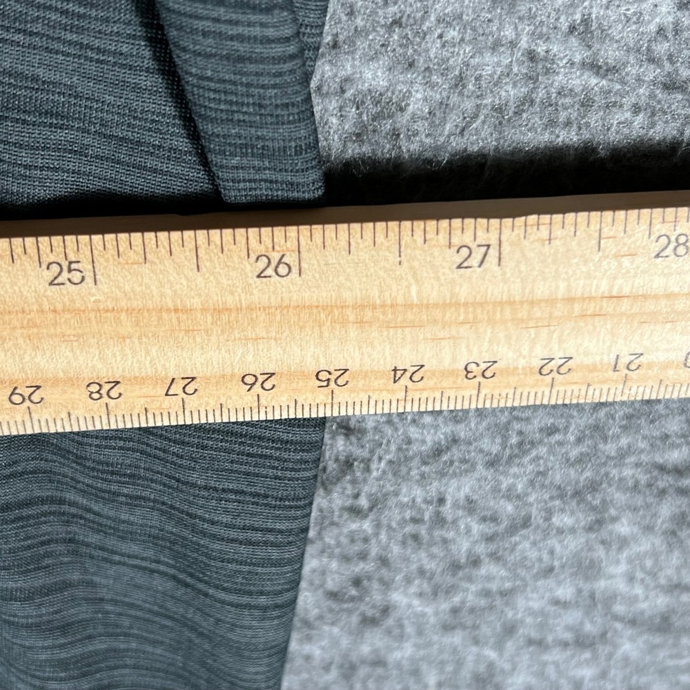 Nike Dri Fit Mens 4XL Gray Striped Quarter Zip Long Sleeve Pullover Shirt - Picture 6 of 10